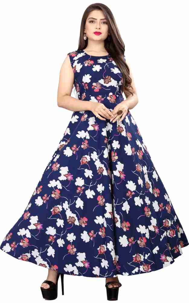 Flipkart long frock best sale