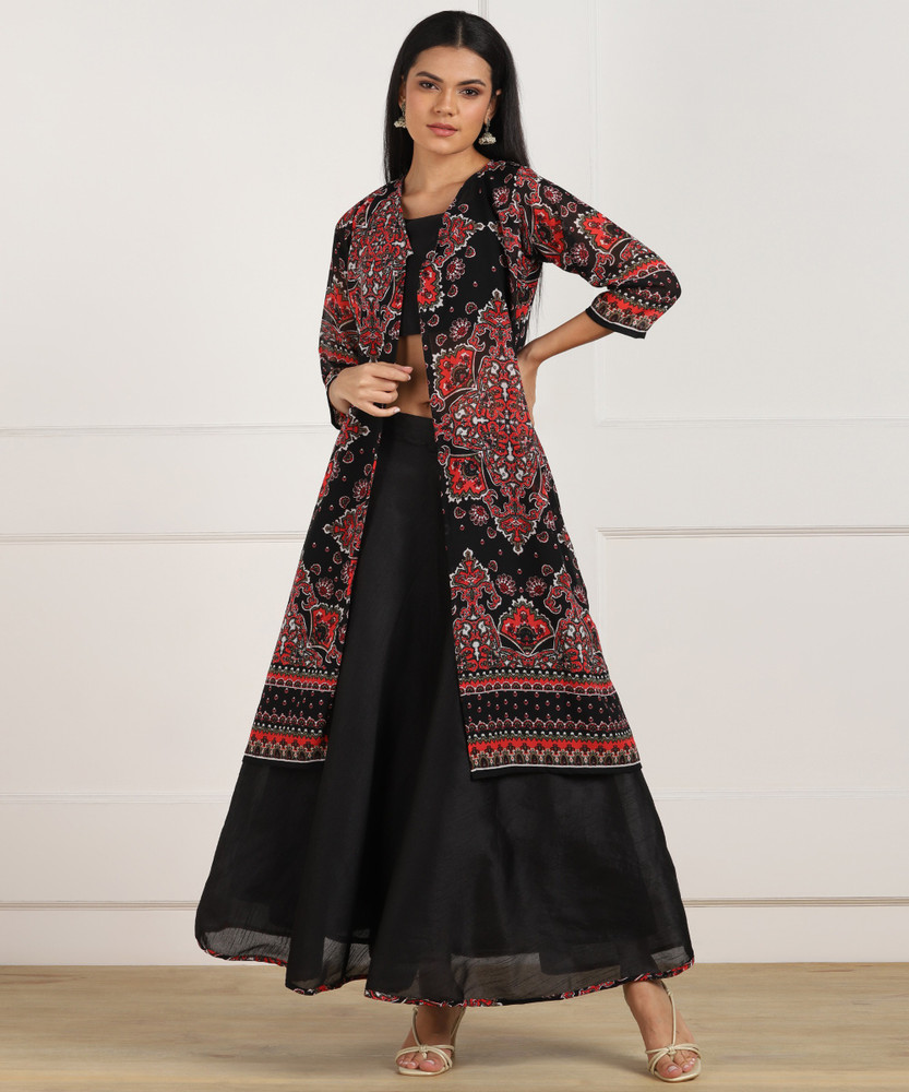 Flipkart long skirt dress shop