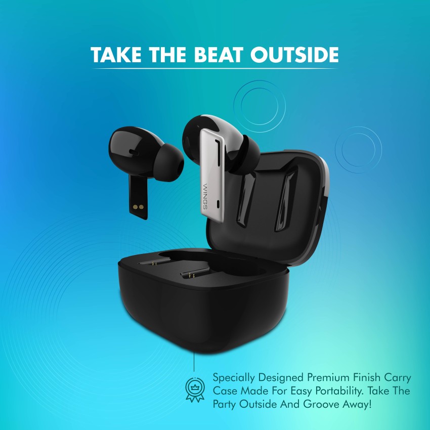 WINGS Beatpods With Extra Heavy Bass Bluetooth Headset Price in