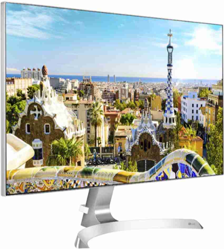 LG 27 inch Full HD LED Backlit IPS Panel White Colour Monitor