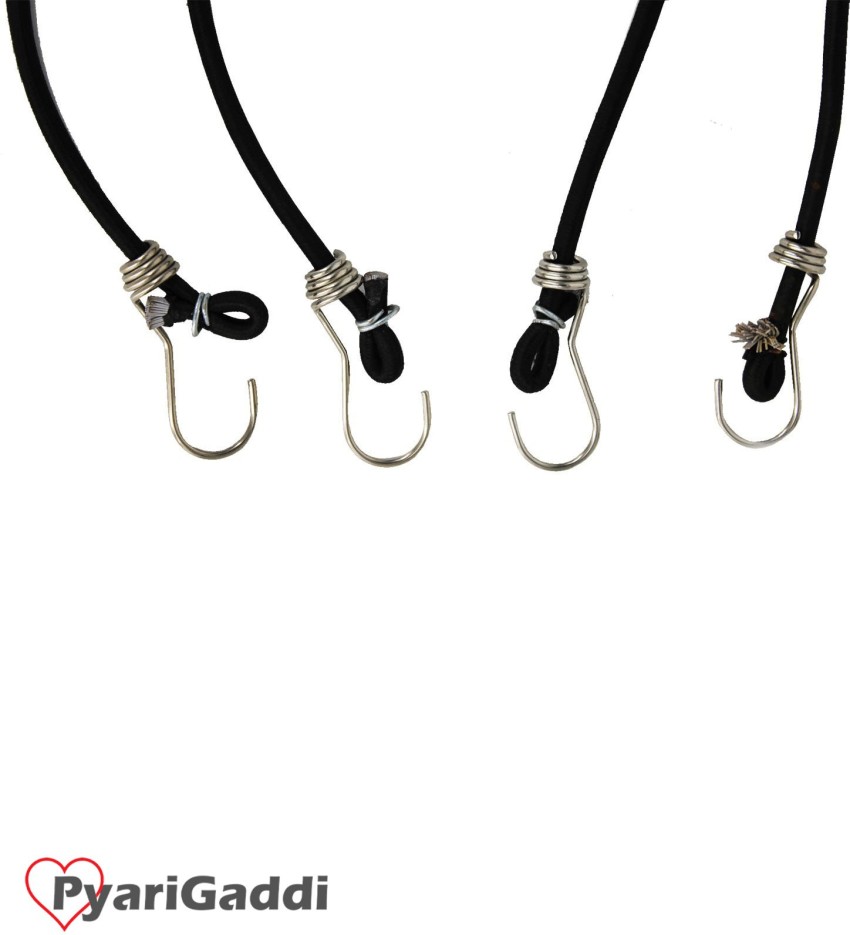 PRETEX 12 Bungee Cords with Hooks - Long Cord Rope India