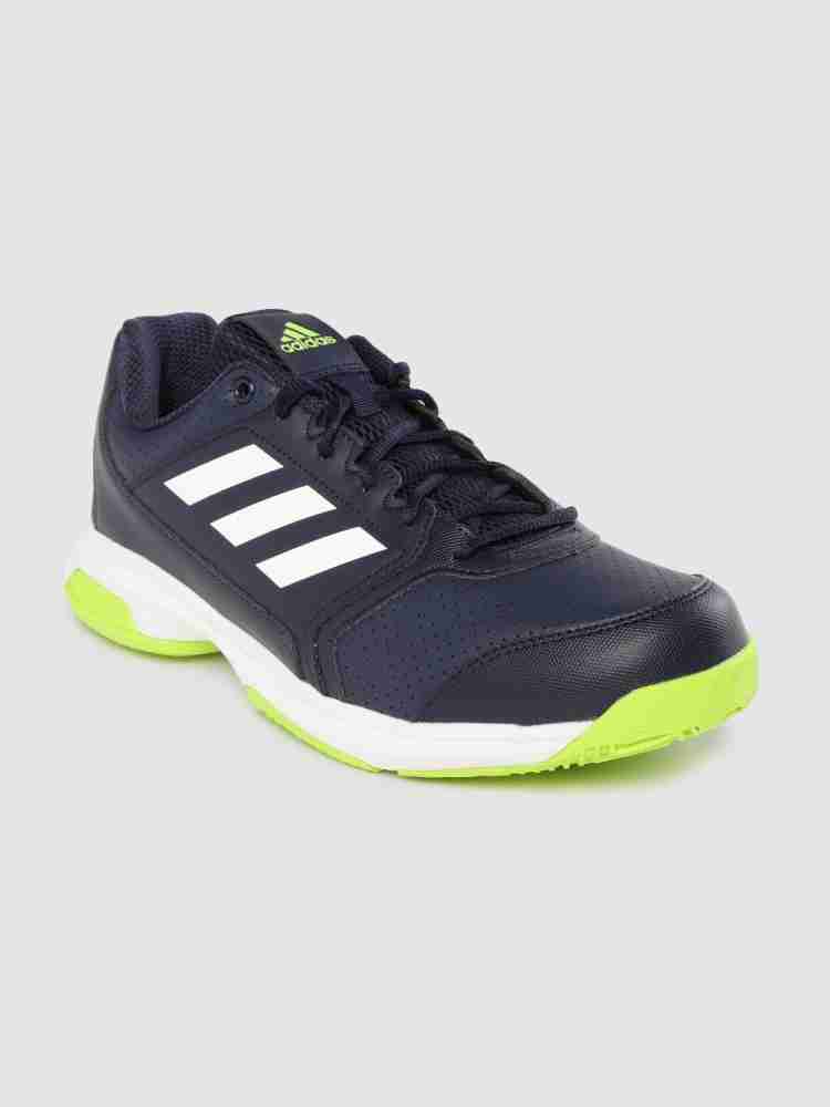 ADIDAS Men Navy Blue Tennis Non-Marking Shoes Tennis Shoes Men - ADIDAS Navy Blue Non-Marking Shoes Tennis Shoes For Men Online at Best Price - Shop Online for