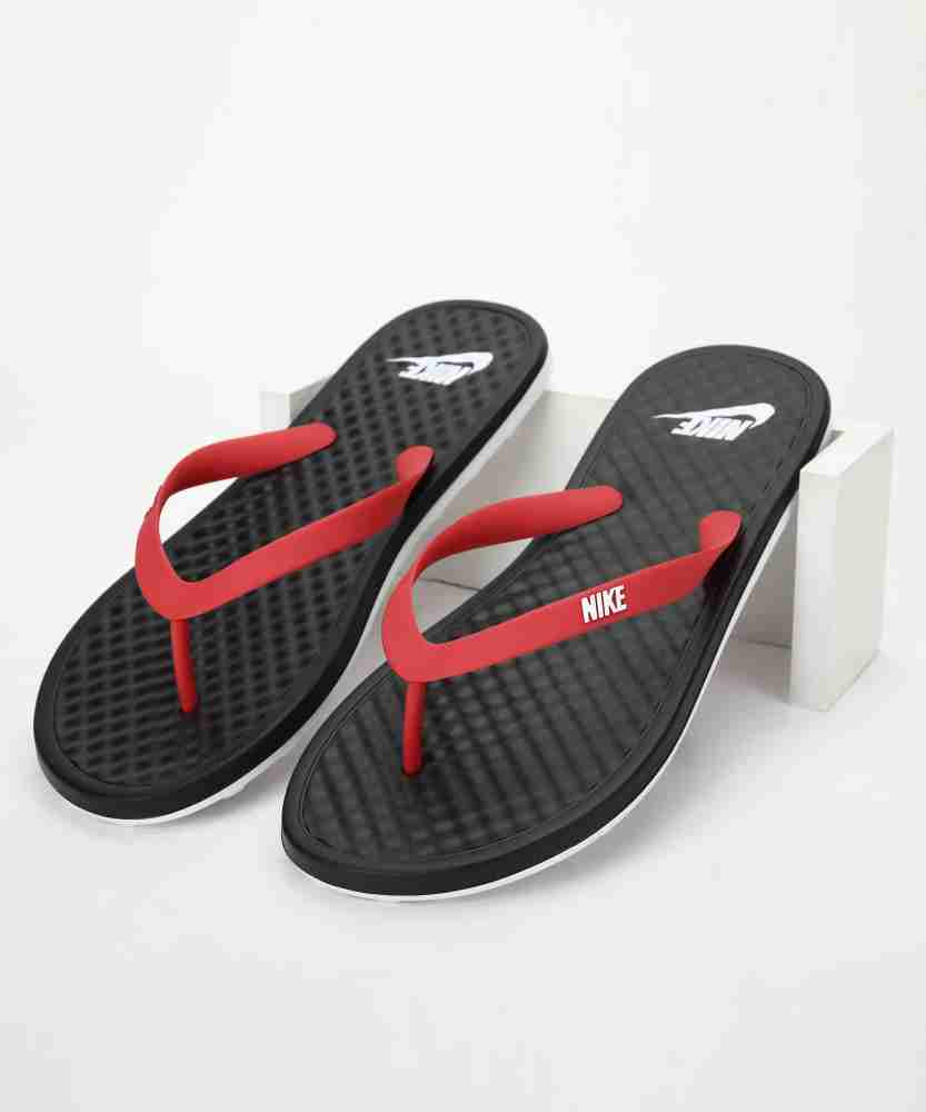 Nike Sandals Men's Size 12 Black White Ondeck Flip Flops Summer