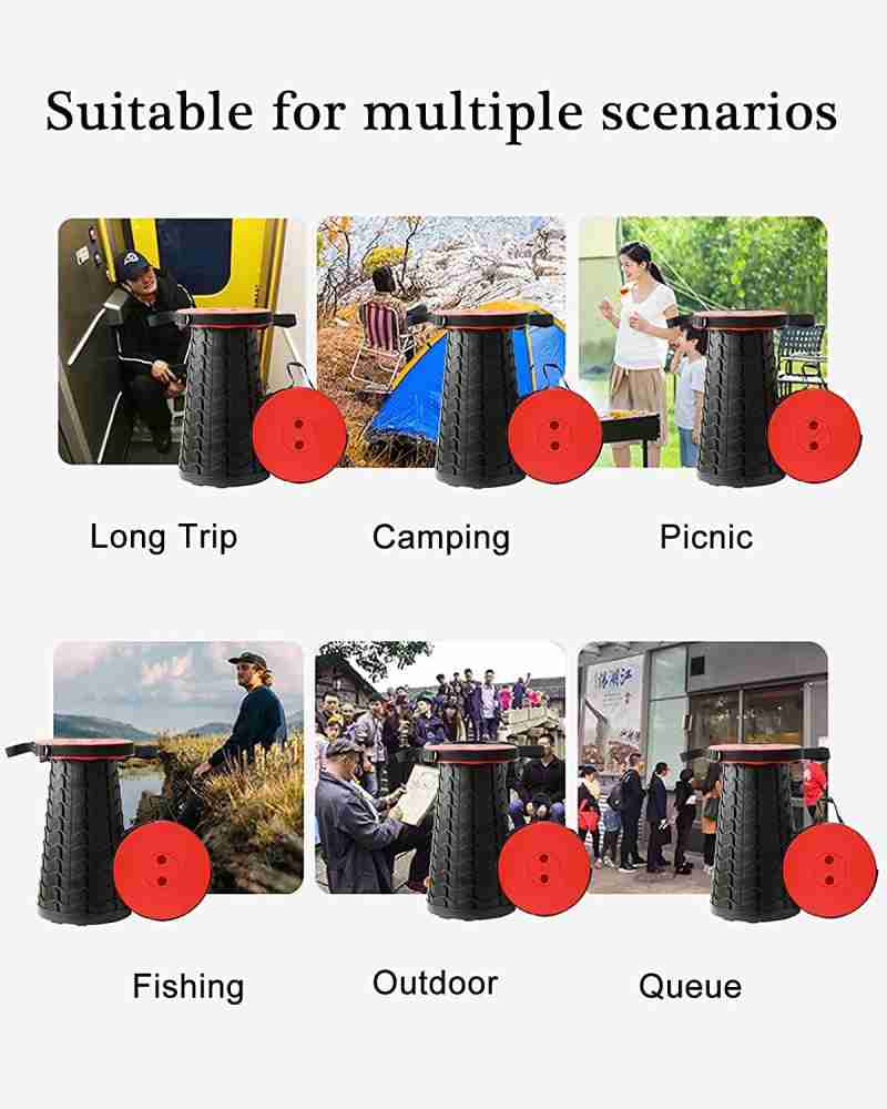 Portable Telescopic Stool, Travel Camping Folding Stools Picnic Seat  Outdoor Camping Chair Retractable Beach Fishing Stool Chair - AliExpress