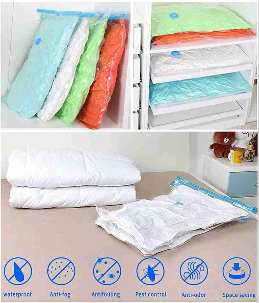 100cm*110cm No Pumping Vacuum Bags for Storing Clothes Large