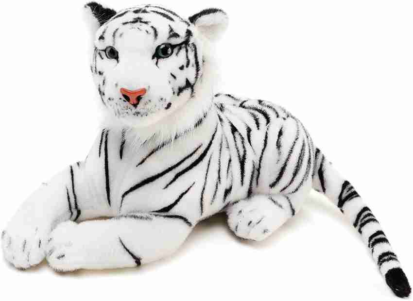 Tickles White Tiger Soft Stuffed Plush Toy for Kids Room Home Decoration 42 cm White Tiger Soft Stuffed Plush Toy for Kids Room Home Decoration shop for Tickles products