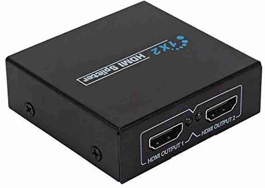 REVALS TV out Cable 1x2 HDMI Splitter 2 Ports HDMI Splitter 1 in