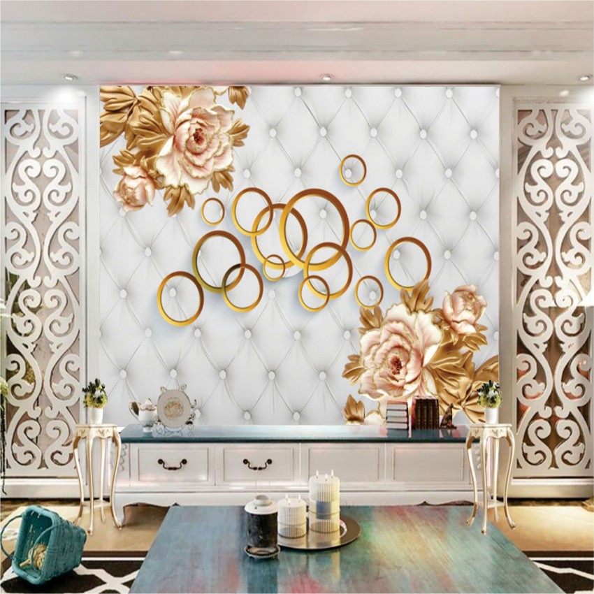 Muriva Bella Grey Flower Wall Rose Bloom 3D Effect Floral Designer Wallpaper  5060729370179 | eBay