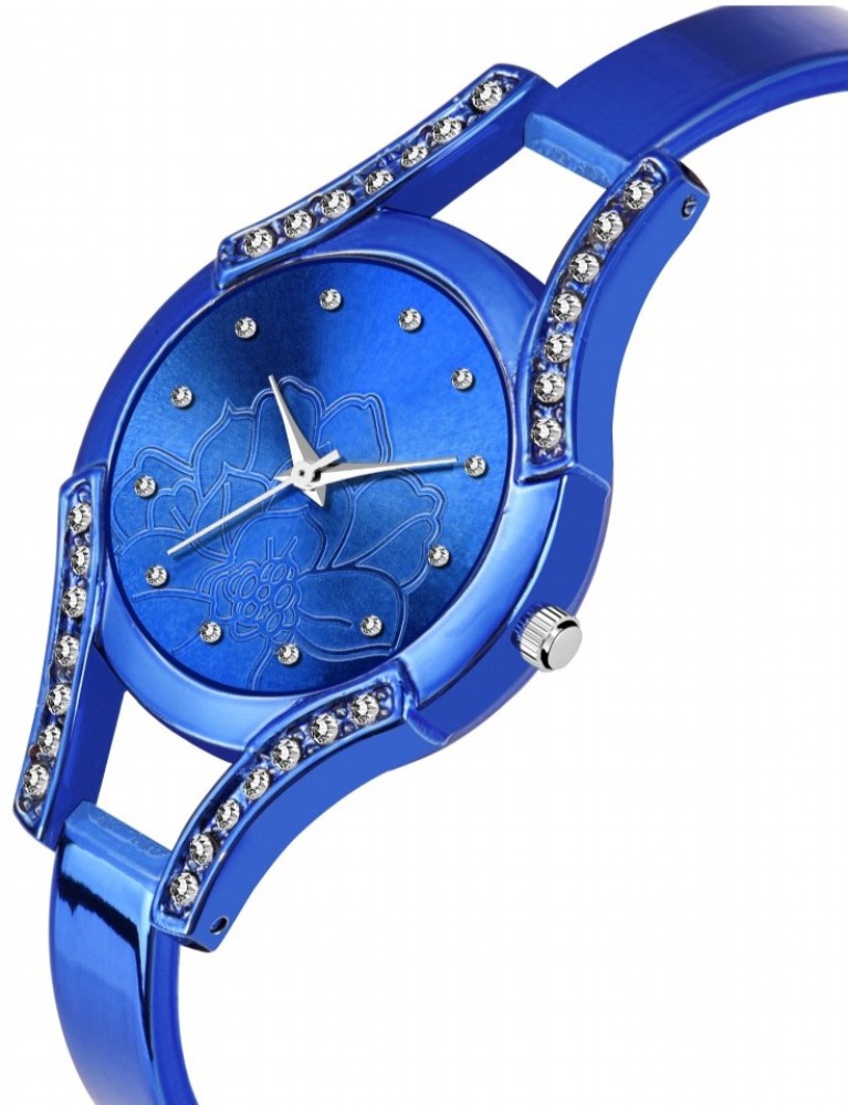 Blue colour ki watch new arrivals