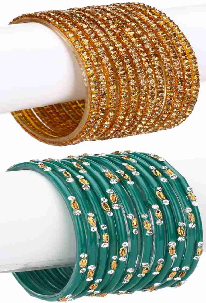 Traditional best sale glass bangles