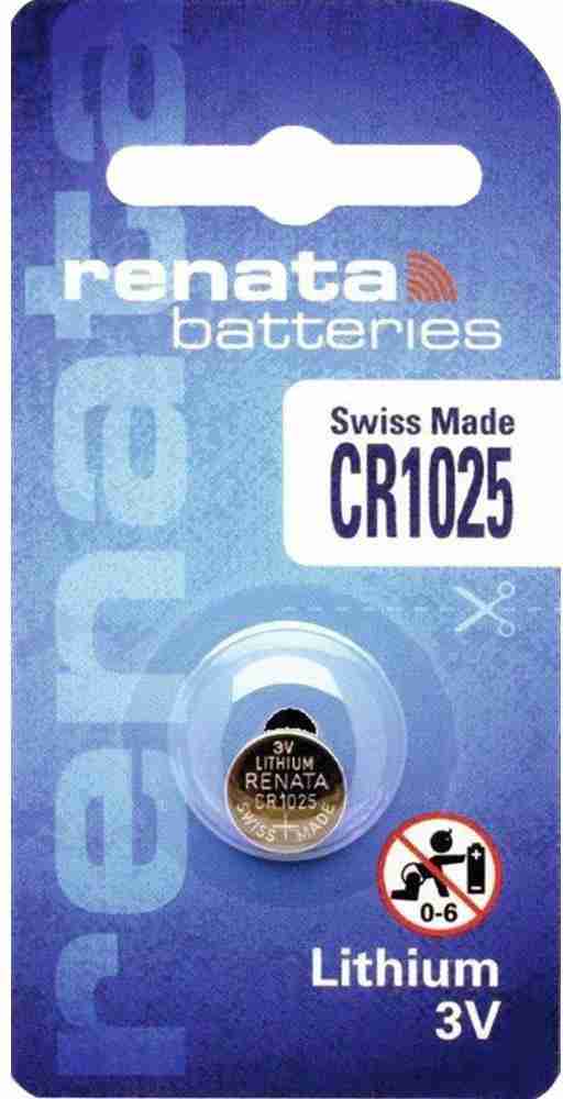  Renata CR1025 Batteries - 3V Lithium Coin Cell 1025