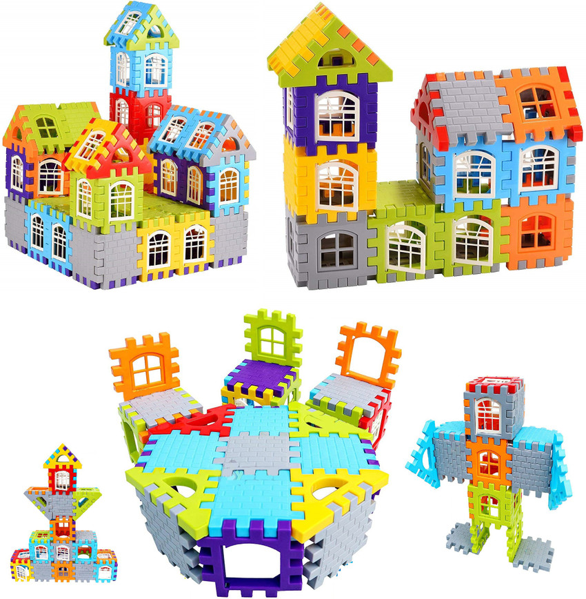HRK Combo for House Building Blocks & Pipe Puzzle Building Blocks Game ...