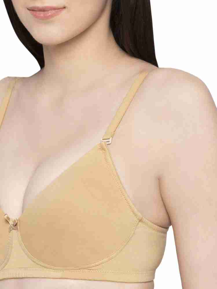 Buy Candyskin Nude Cotton Padded Non Wired Bra Online