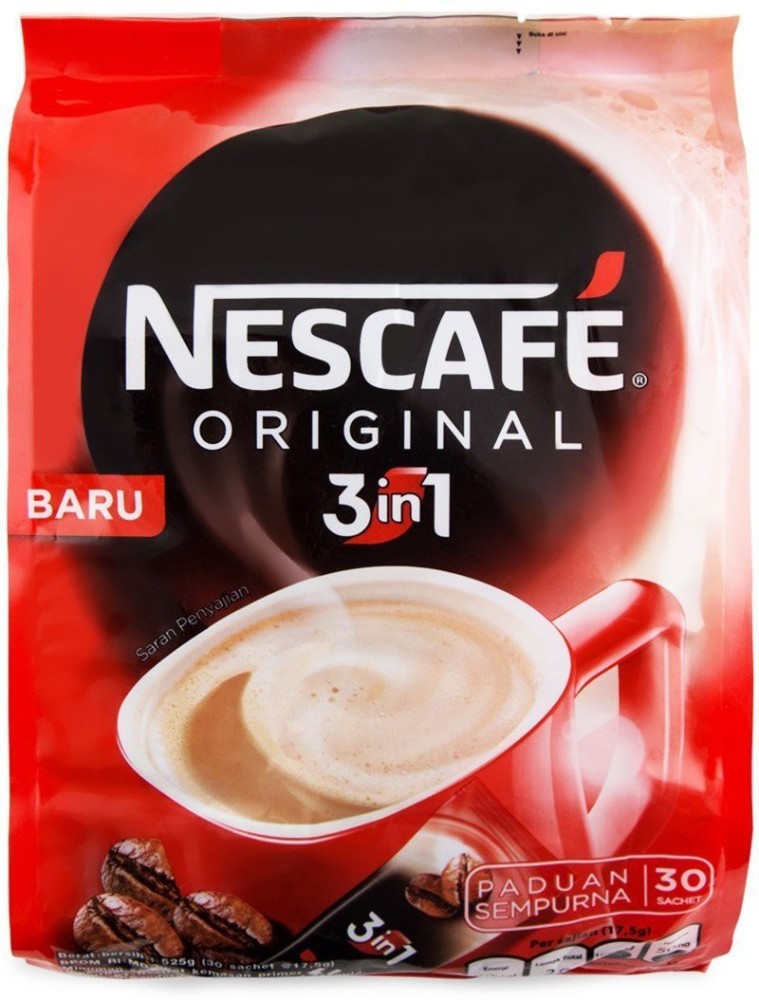 Nescafe 3 in 1 Original Coffee - 30 stick pack