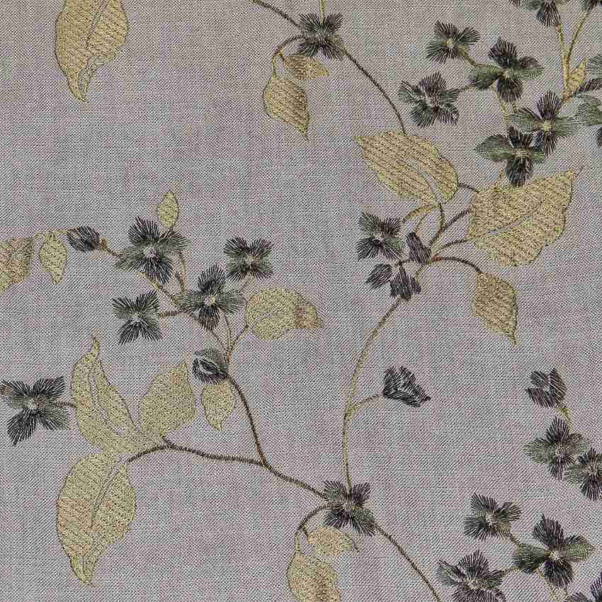 Curtain fabric grey and yellow on sale