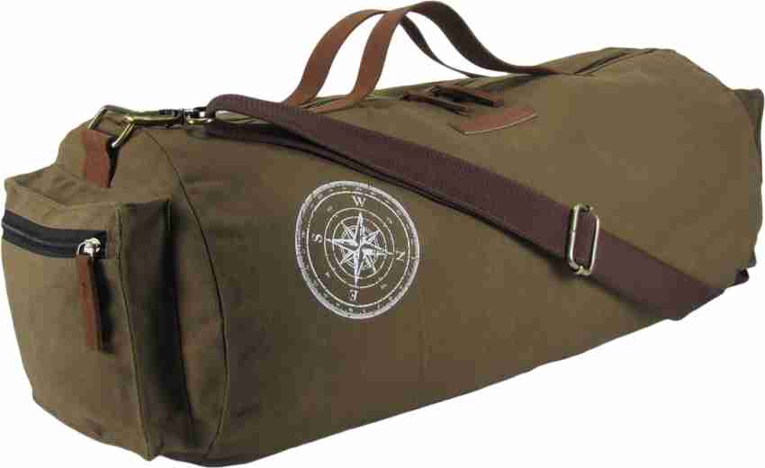 The House of Tara Waxed Canvas Duffle Gym Bag Duffel Without