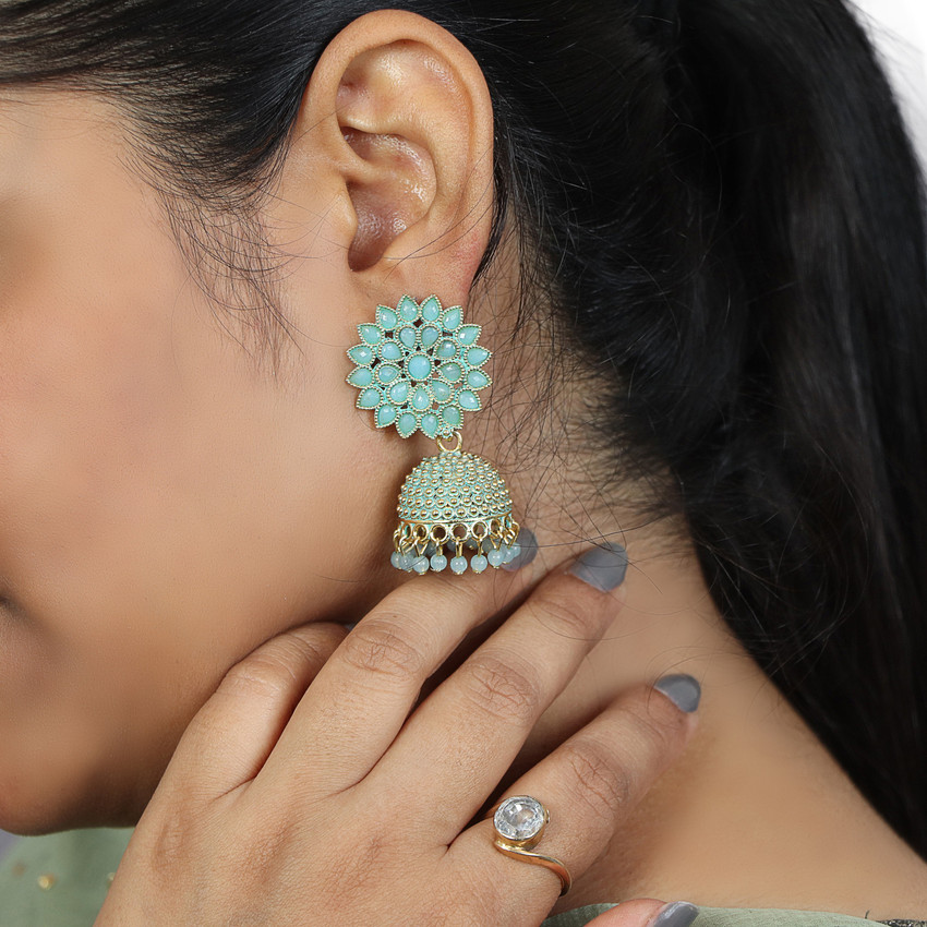 Light shop blue earrings