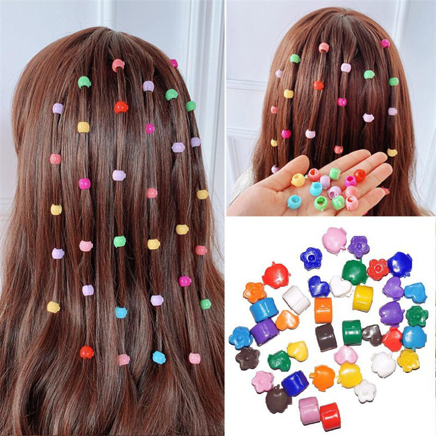 Colorful hair shop clips