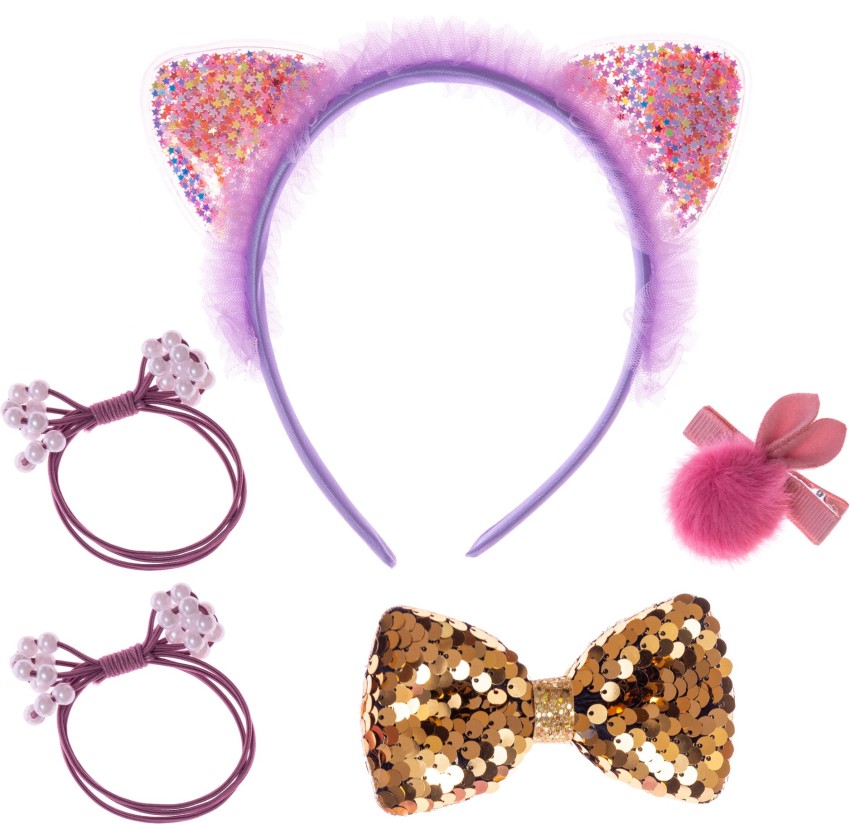 Cute Hairband Sequined Cat Ear Hairpin Children's Birthday Band