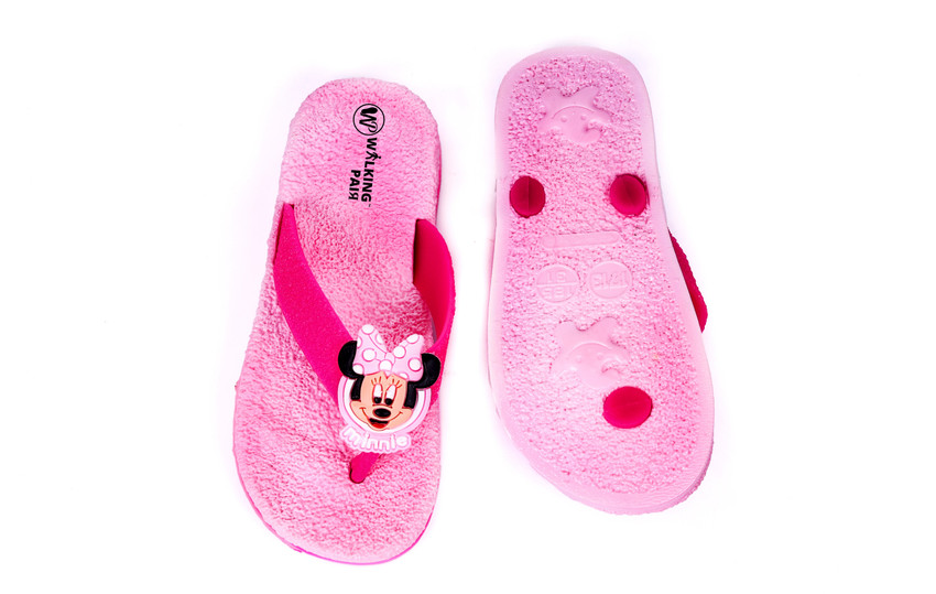Pink minnie mouse slippers clearance