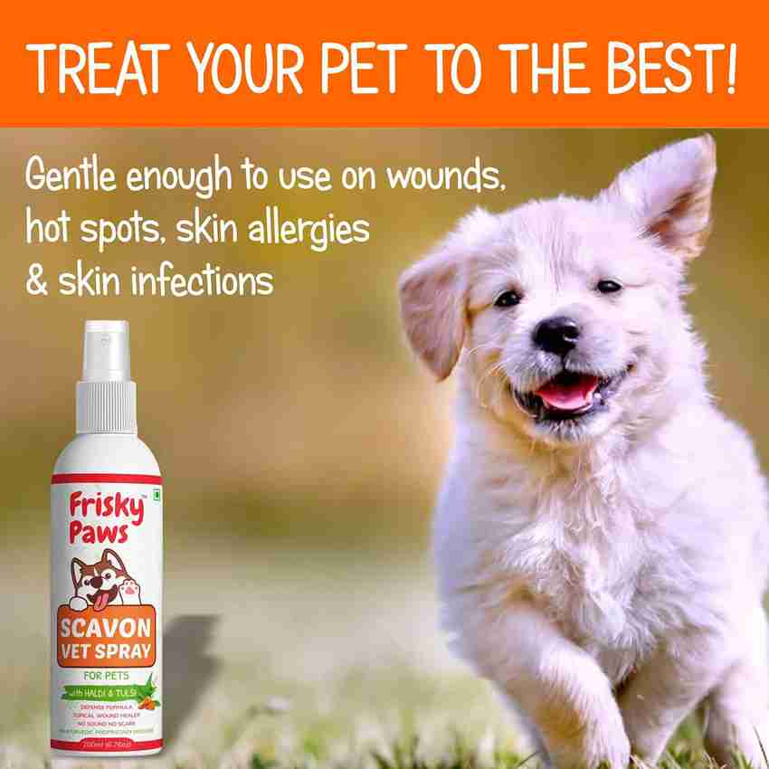 Dog injury store spray