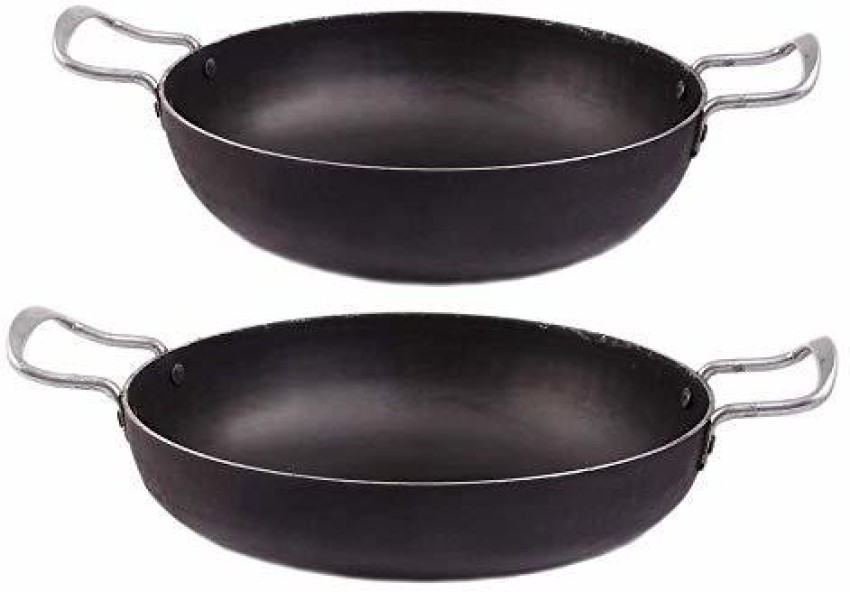 Black Color 8 Inch 20 Cm Iron Deep Kadai/Frying Pan For Cooking - Buy Black  Color 8 Inch 20 Cm Iron Deep Kadai/Frying Pan For Cooking Product on