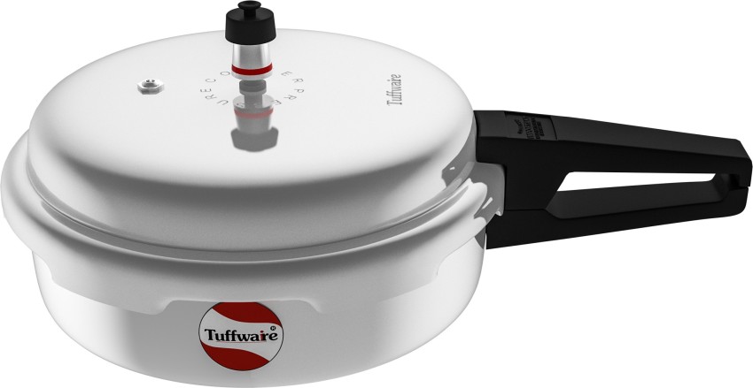 Tuffware Aluminium Pressure Pan Junior Silver 2 Litres 2 L