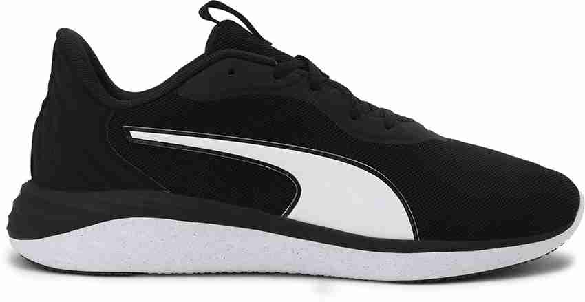 Puma soft foam black and white online