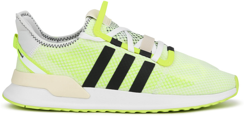 Adidas u path run new arrivals highlighter yellow y white shoes