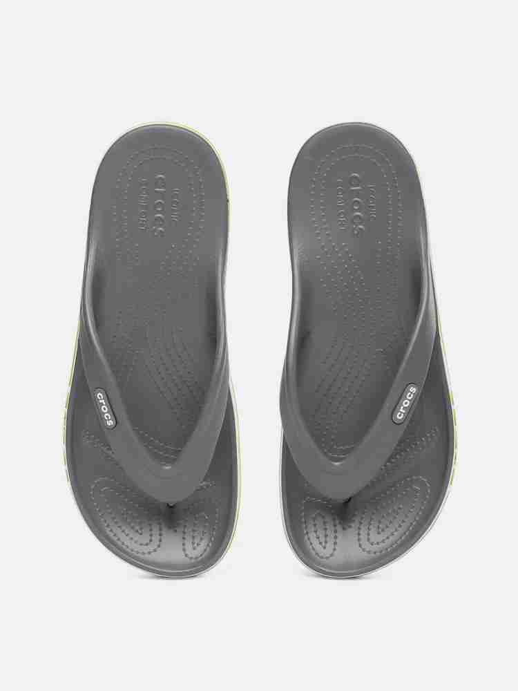 Crocs Bayaband Flip Flop Slip On Sandals Waterproof White Black Mens 5  Womens 7