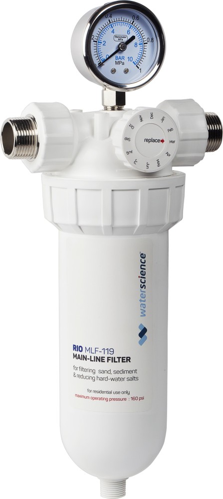 Waterscience Mainline Filter - Hard Water Filter for Bathroom