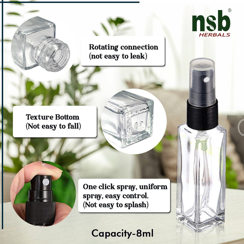 Glass perfume spray bottle store
