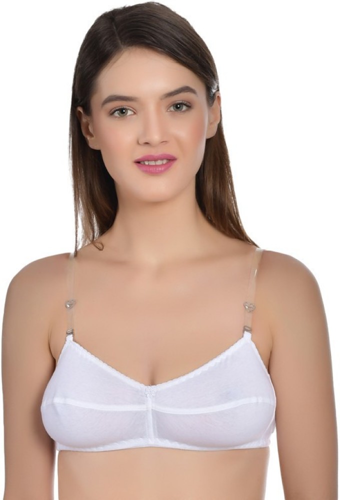 Aimly Women's Cotton Non-Padded Non-Wired Low Coverage Transparent Multiway  Strapless Bra - (Pack of 3) Women T-Shirt Non Padded Bra - Buy Aimly  Women's Cotton Non-Padded Non-Wired Low Coverage Transparent Multiway  Strapless