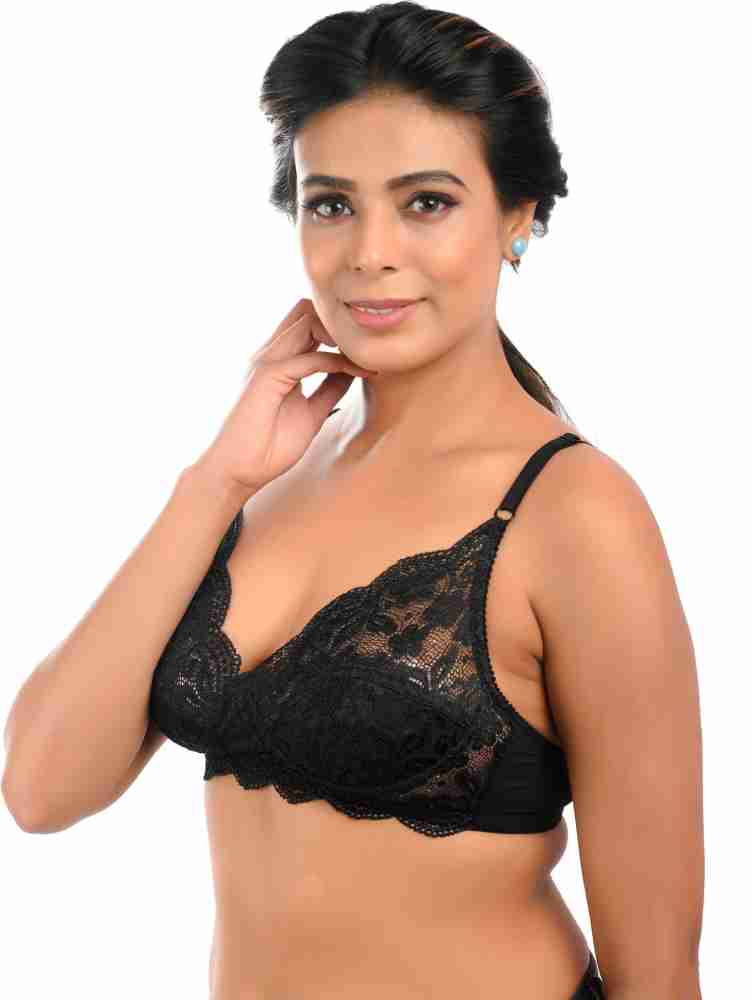 Buy Lace Padded Non-Wired Full Coverage Multiway Bridal Bra In