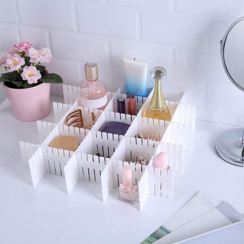 8pcs Home Drawer Organizers Storage Make Up Organizer Interlocking