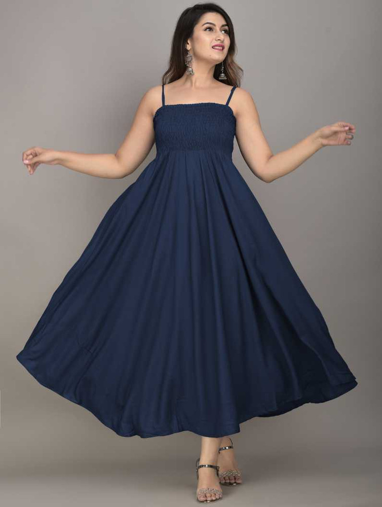 Bee 16 Women Gown Blue Dress Buy Bee 16 Women Gown Blue Dress