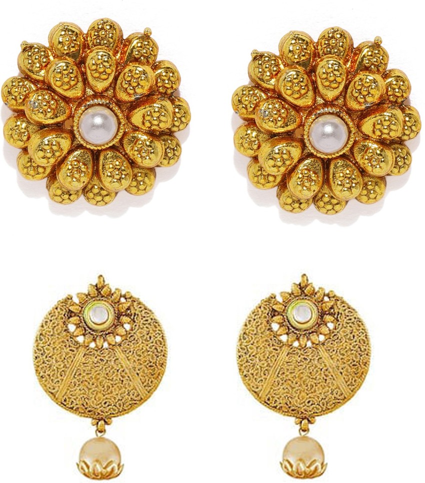 Estele Gold Plated CZ Goddess Lakshmi Devi Designer Jhumki Earrings for  Women Buy Estele Gold Plated CZ Goddess Lakshmi Devi Designer Jhumki  Earrings for Women Online at Best Price in India 