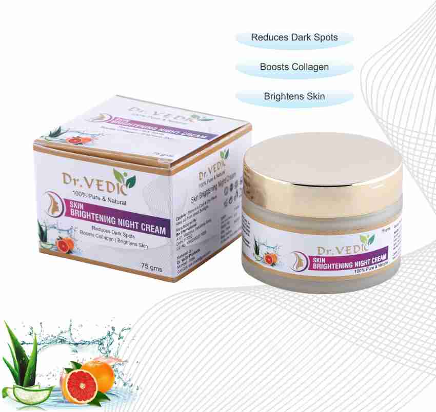 Dr.Vedic 100 Pure Natural Skin Brightening Whitening Night