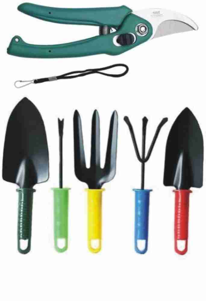 Green India Garden Tools Set Of 5 Flower Leaf Cutting Cutter