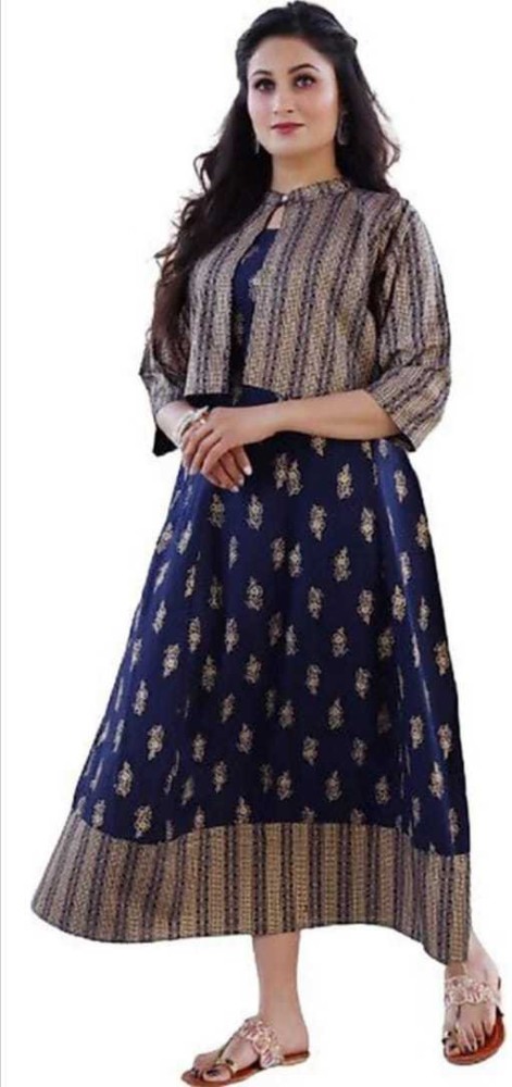 Kurti with outlet jacket on flipkart