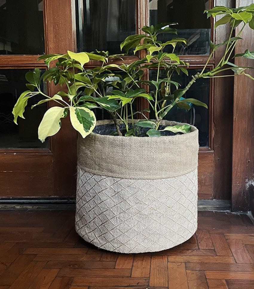 GARDINO Geotextile Grow Bag with Plant Jute Cover For Growing