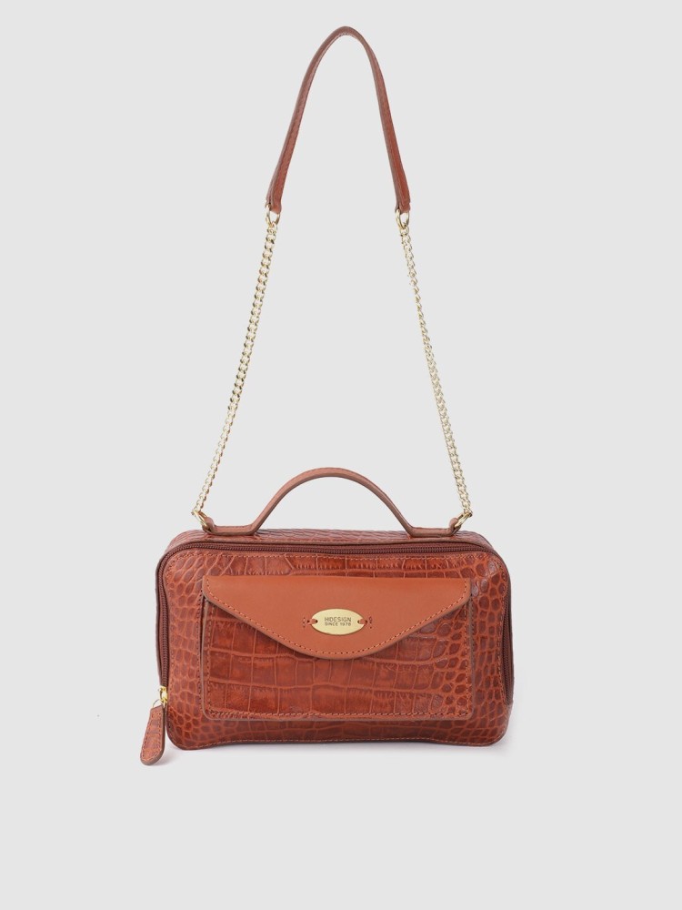 Buy HIDESIGN Women Brown Shoulder Bag Tan Online @ Best Price in India, Flipkart.com