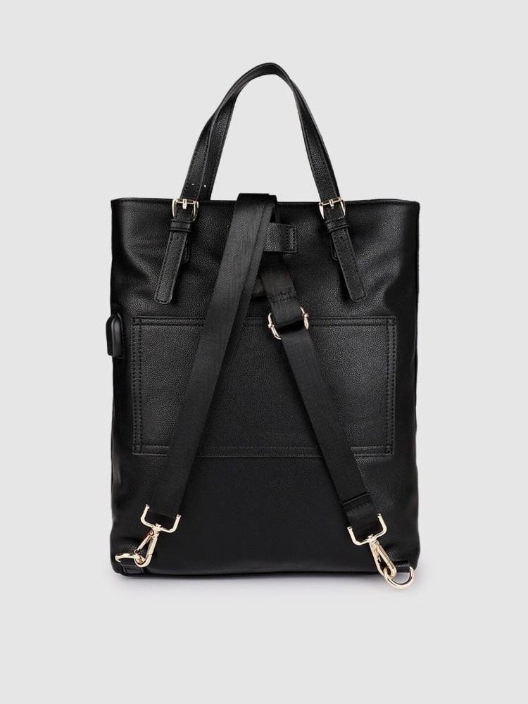 Allen solly black solid best sale shoulder bag