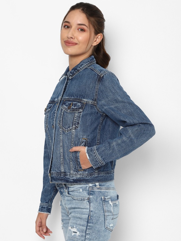 Jean jacket best sale womens american eagle