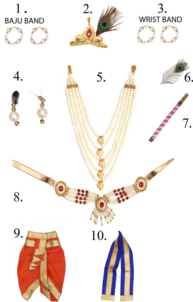 Little krishna shop jewel set
