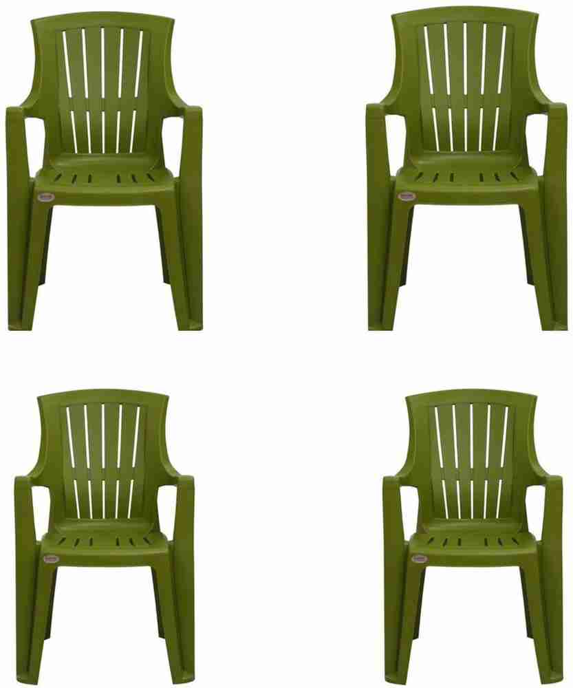Supreme SUPER TURBO GREEN SET OF 4 CHAIR FULLY COMFORT nd weight bearing capacity 150 kg outdoor chair Plastic Outdoor Chair Price in India Buy Supreme SUPER TURBO GREEN SET OF