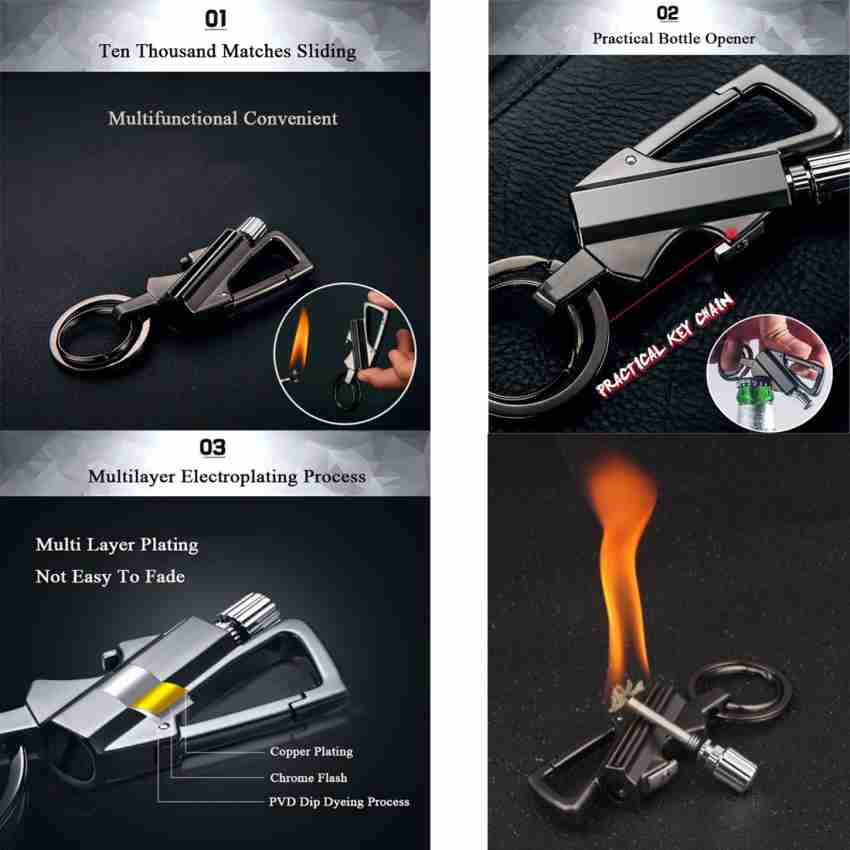 FITUP Permanent Match Lighter Flint Fire Starter Keychain Lighter Smoking  Gadgets For Men Pocket Lighter (Without Fuel - Empty Lighter - No Gas) Pocket  Lighter Price in India - Buy FITUP Permanent