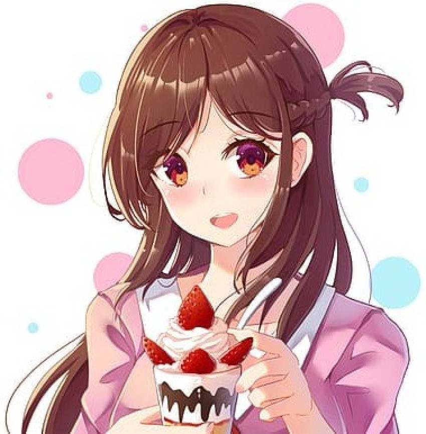 Anime Girl Cute Ice Cream Taste anime ice cream HD phone wallpaper   Pxfuel