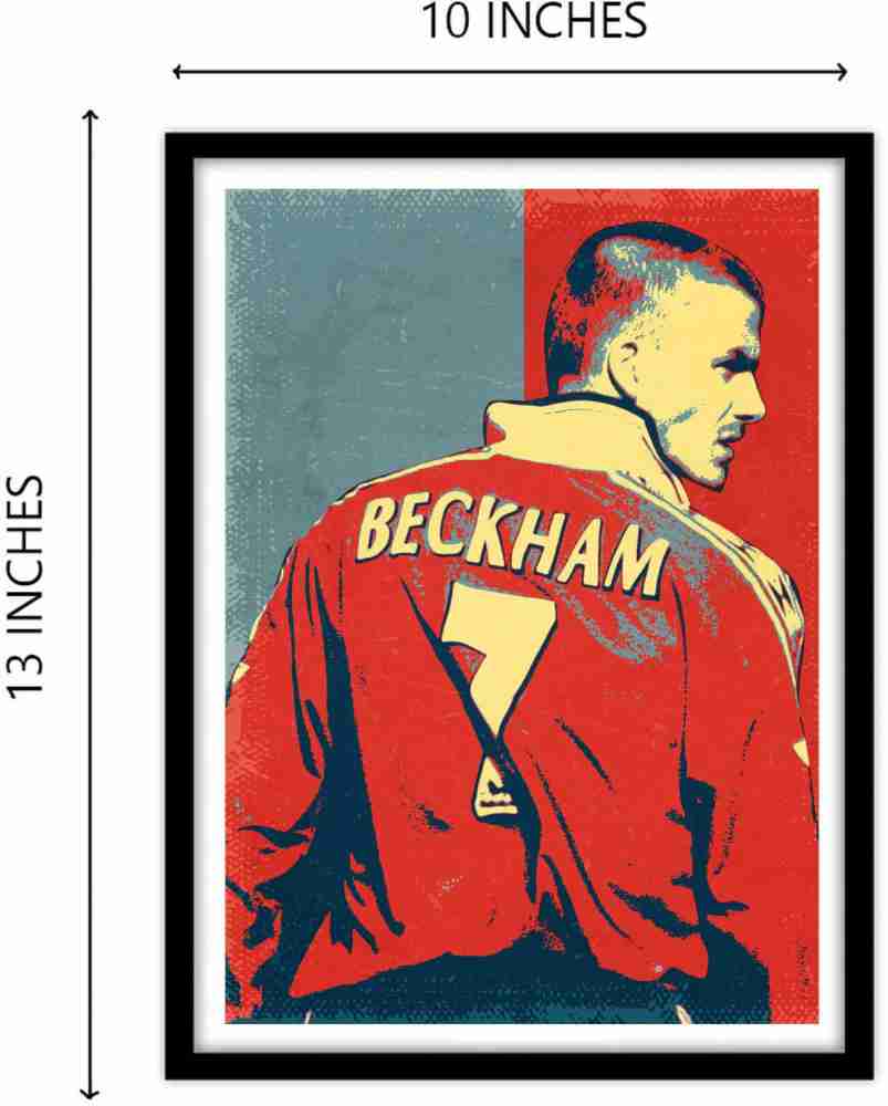 David Beckham Framed Framed Poster, multicolour, Print, 10inch x 13inch For  Room Office Wall Paper Print - Sports, Art & Paintings, Decorative, Minimal  Art, Pop Art, Personalities posters in India - Buy