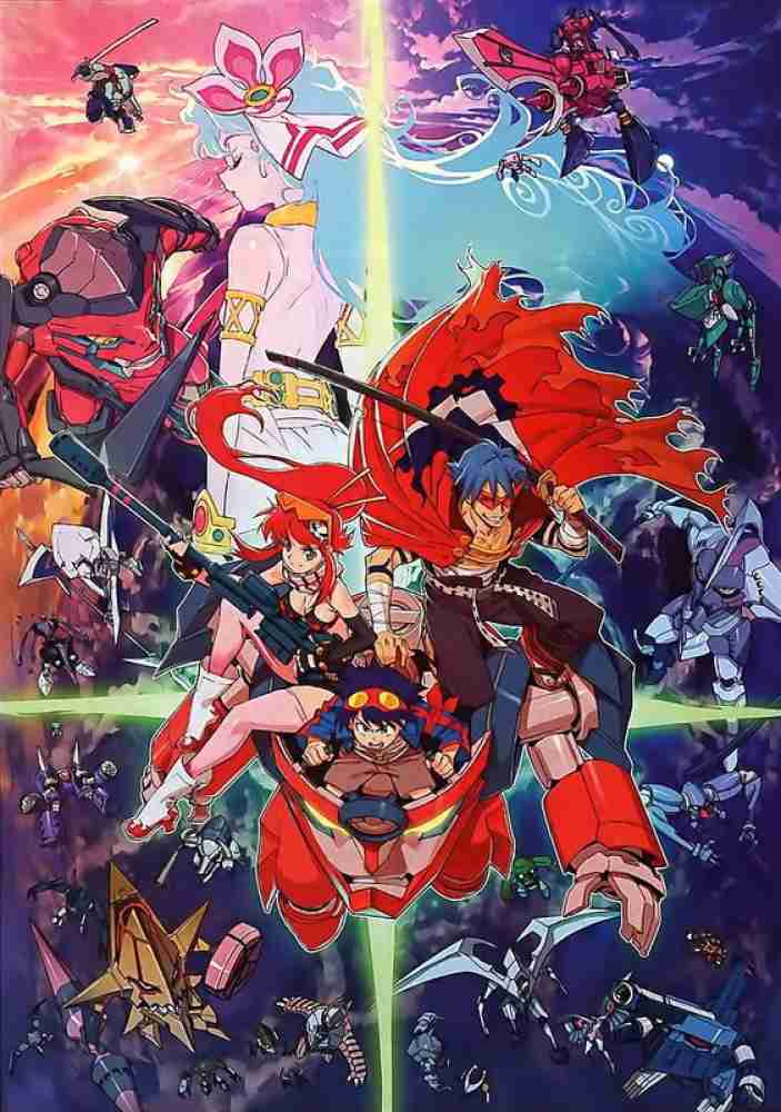 Tengen Toppa Gurren Lagann Characters Poster Wall Decor – Twentyonefox